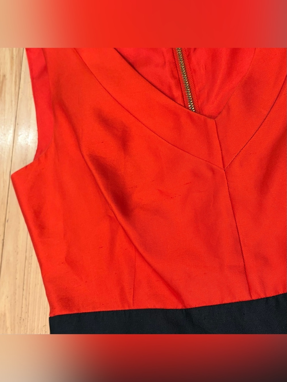 Kate Spade New York Normandy Color Block Fit & Flare Silk Dress - Women’s Size 8 - Picture 10 of 10